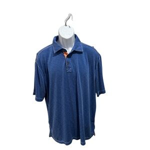 Age of Wisdom Mens XXL Golf Polo Shirt Casual Blue‎ Short Sleeve Collared